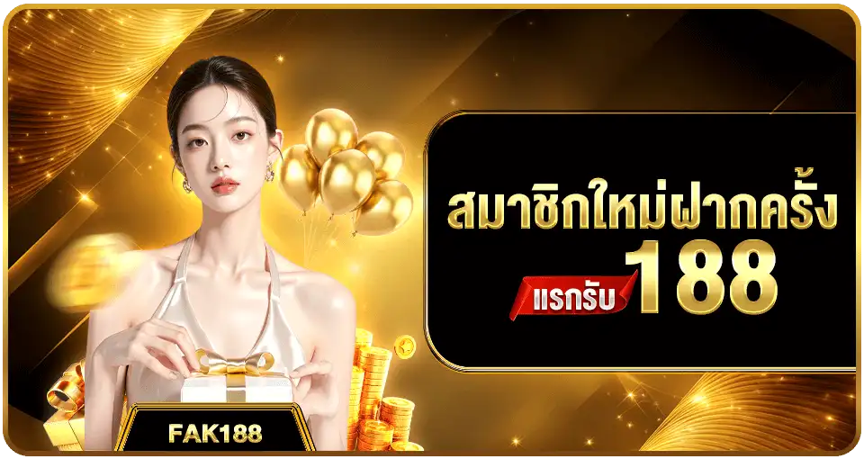 AK789-โปรสมาชิกใหม่ฝากครั้งแรกรับ 188